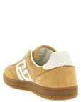 Balmain Beige Calfskin Low Top Sneakers