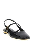 Tod's Black Calfskin Ballet Flats