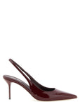 Paris Texas Bordeaux Calfskin Mid Heel Pumps