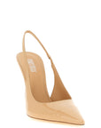 Paris Texas Beige Calfskin High Heel Pumps