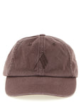 The Attico Brown Cotton Cap (Baseball Hat)