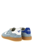 Dsquared² Blue Calfskin Low Top Sneakers