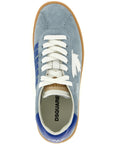 Dsquared² Blue Calfskin Low Top Sneakers
