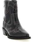 Ganni Black Polyethylene Chelsea Boots