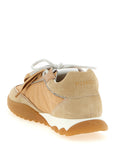 PINKO Beige Calfskin Athletic Sneakers