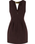 Elisabetta Franchi Brown Cotton Short Dress