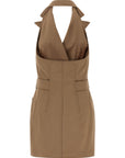 Elisabetta Franchi Beige Viscose Short Dress