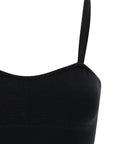 Max Mara Black Virgin Wool Tank Tops