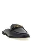 PINKO Black Calfskin Slides