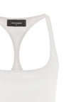 Dsquared² White Cotton Tank Tops