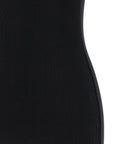 Off-White Bicolor Cotton Short Dress