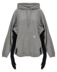 MM6 Maison Margiela Gray Cotton Short Dress