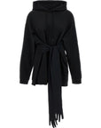 MM6 Maison Margiela Black Cotton Short Dress
