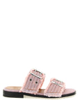 Ganni Multicolor Organic Cotton Slides