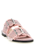 Ganni Multicolor Organic Cotton Slides