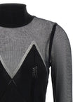 Elisabetta Franchi Black Viscose Short Dress