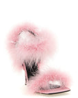 Moschino Multicolor Viscose Stiletto Heel Sandals
