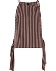 PINKO Brown Viscose Sleeveles T-Shirt