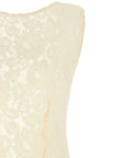 PINKO White Cotton Midi Dress