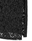 PINKO Black Cotton Midi Dress