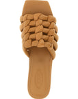 Tod's Brown Lambskin Slides