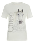 Chloé White Cotton T-Shirt