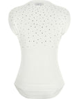 Off-White White Viscose Sleeveles T-Shirt