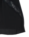 PINKO Black Viscose Sleeveles T-Shirt