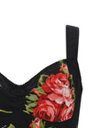 Dolce & Gabbana Black Cotton Tank Tops