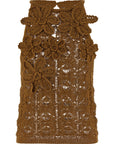 PINKO Brown Cotton Sleeveles T-Shirt