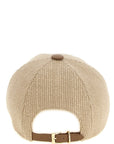 Max Mara Beige Cotton Cap (Baseball Hat)