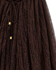 Elisabetta Franchi Brown Polyamide Short Dress