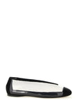 Moschino Black Pvc Ballet Flats