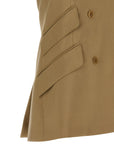 Max Mara Beige Virgin Wool Blazer