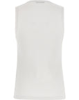 Balmain White Cotton Tank Tops