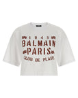 Balmain White Cotton T-Shirt