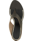 Magda Butrym Brown Leather Stiletto Heel Sandals