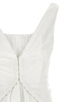 Alexander McQueen White Cotton Short Dress