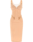 Elisabetta Franchi Multicolor Polyamide Midi Dress