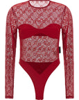 Marine Serre Multicolor Polyamide Bodysuit
