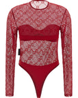 Marine Serre Multicolor Polyamide Bodysuit
