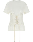Alexander McQueen White Cotton T-Shirt