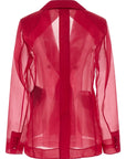 Max Mara Fuchsia Silk Blazer