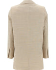 Max Mara Beige Virgin Wool Blazer
