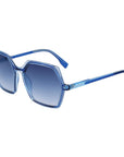Karl Lagerfeld Blue Injected Sunglasses