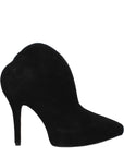 Alaïa Black Leather Ankle Boots
