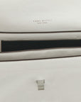 Tory Burch White Lamb Leather Shoulder Bag