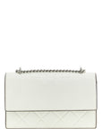 Tory Burch White Goatskin Crossbody Bag