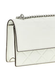 Tory Burch White Goatskin Crossbody Bag