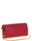 Balmain Fuchsia Calfskin Clutch Bag